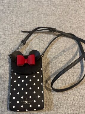 Kate Spade Disney Black Polka Dot Crossbody Bag